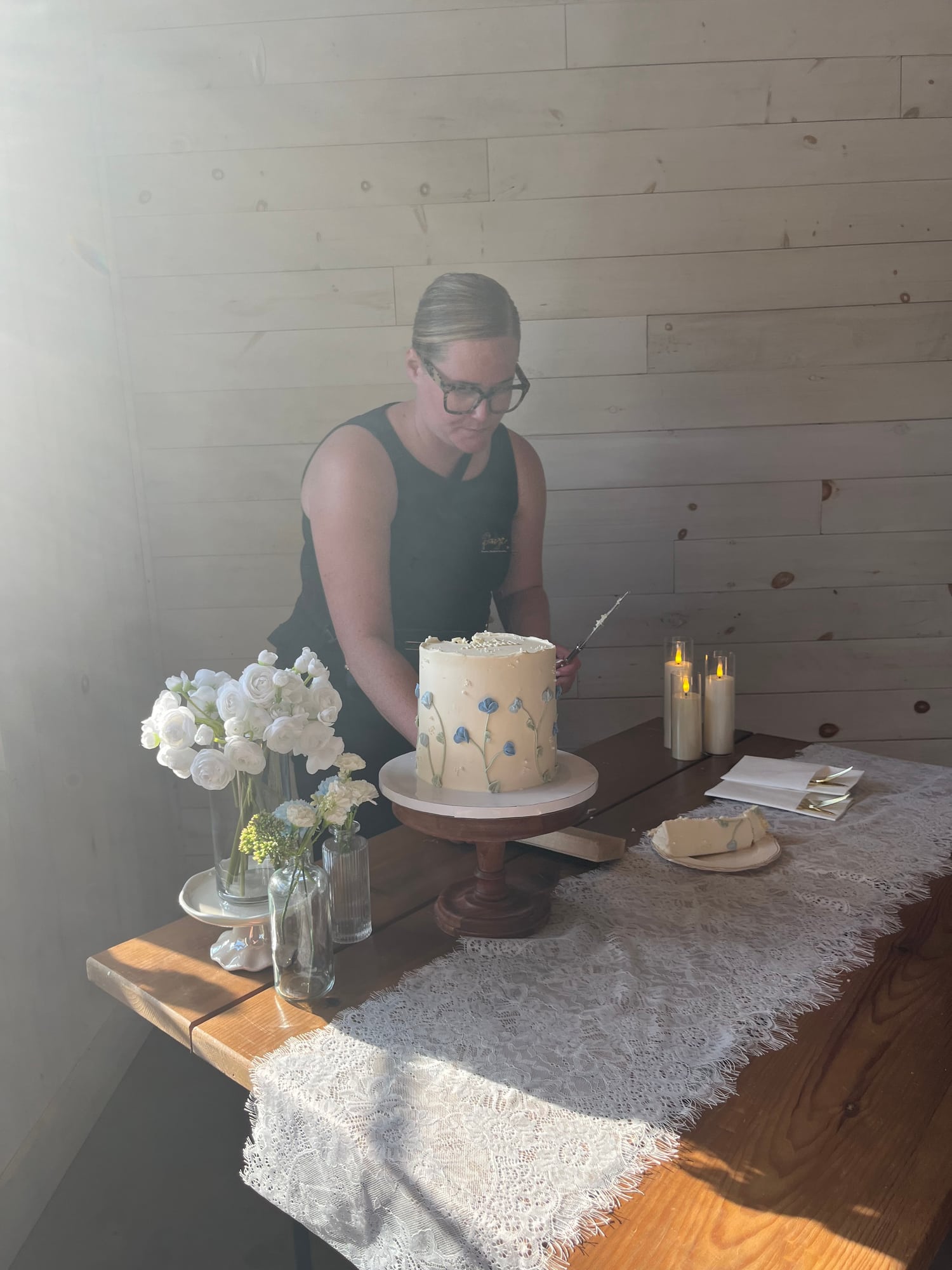 Golden hour evening celebration