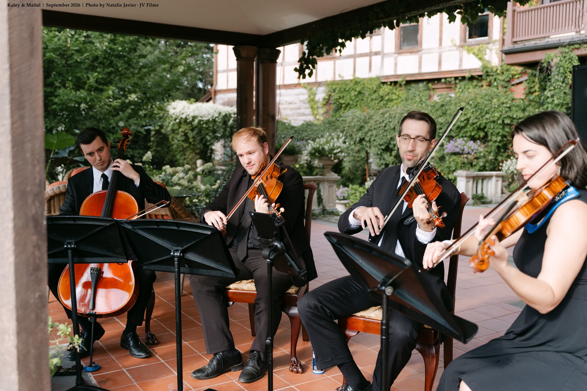 Sonnenberg Gardens ceremony coordinated by Marbleine Event Co.