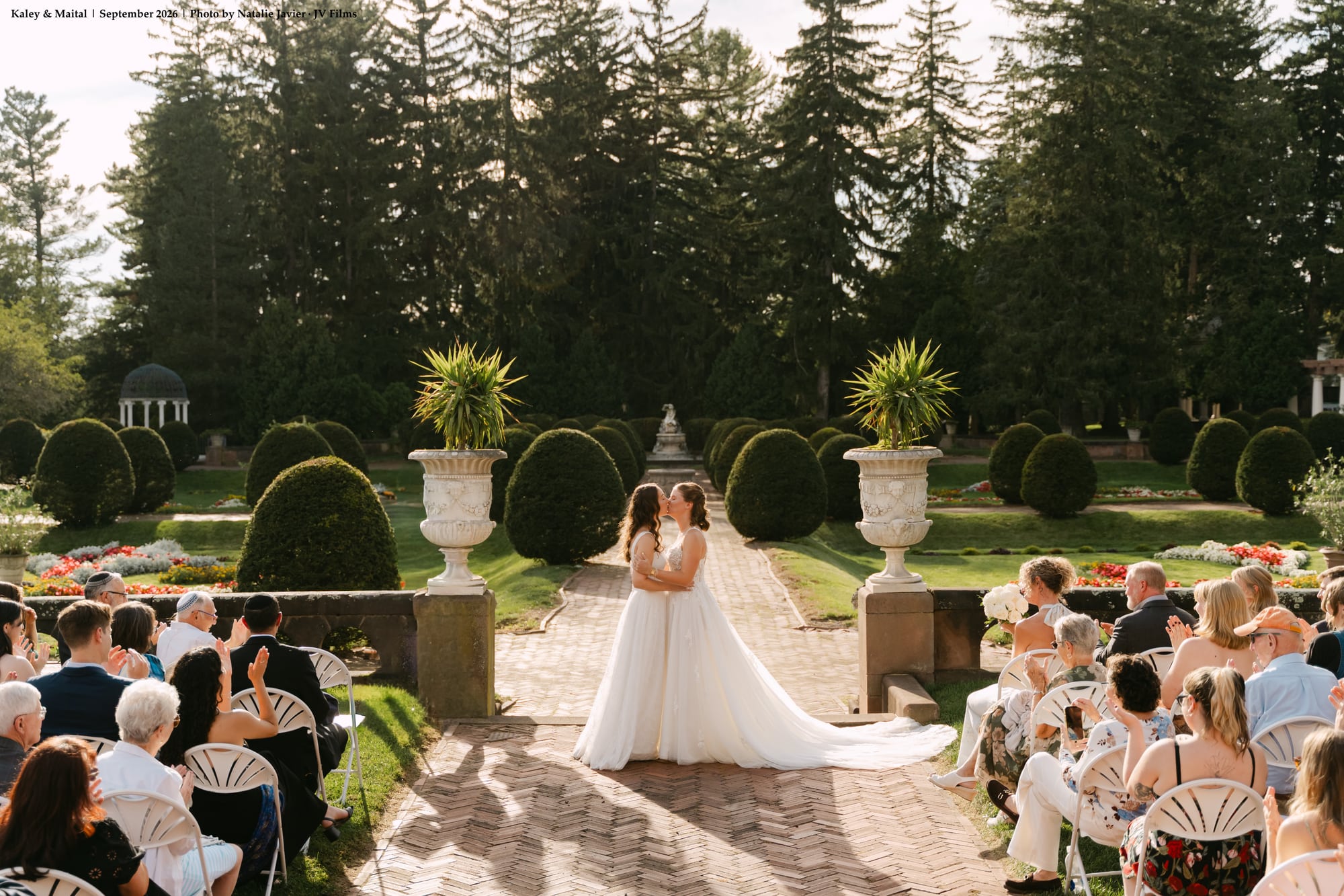 Sonnenberg Gardens wedding ceremony
