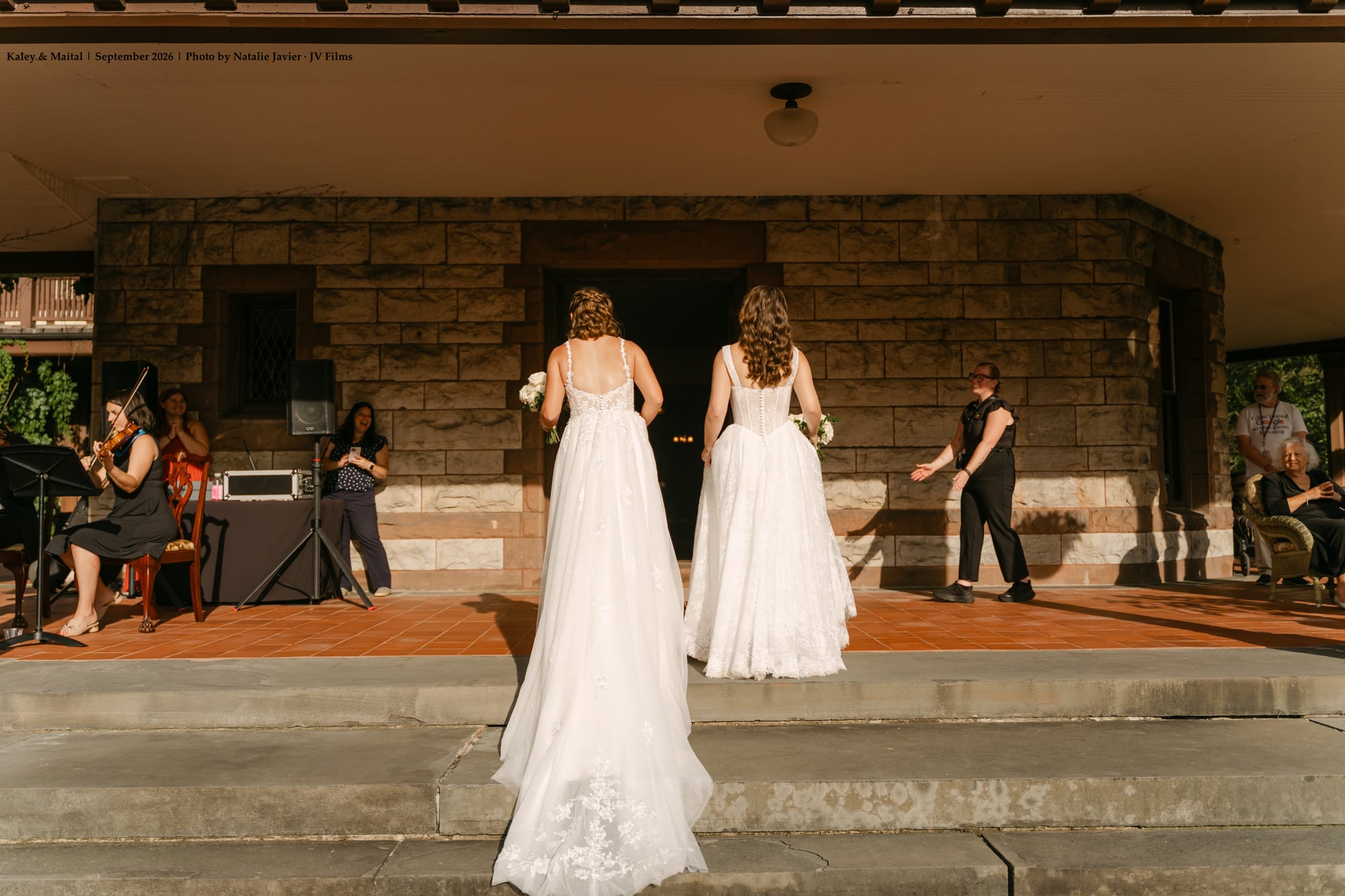 Joyful reception dancing and celebration